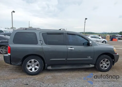 2007 Nissan Armada Le из США, поврежденный, VIN 5N1BA08C27N700194